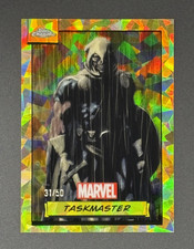 2024 Topps Chrome Marvel Taskmaster #135 GOLD SAPPHIRE /50 Doom Wolverine Iron picture
