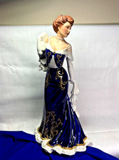 1987 Franklin Mint Artist Diana Vreeland Fine Porcelain Art Deco Figurine 11