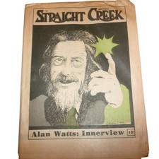 Vintage 1972 The Straight Creek Journal Vol 1 No 3 Alan Watts Shirley Chisholm picture