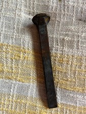 Vintage Steel Railroad Spike Train Memorabilia Travel Souvenir Silver Toned picture