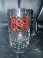 Vintage Henry Weinhards Premium Draught Style Root Beer Glass Stein Mug Barware picture