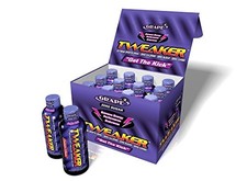 Tweaker Energy Shots - Grape Flavor - Zero Sugar, 2 Ounce (Pack of 12), picture