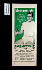 1955 Munsingwear T-Shirt Men Clothing Shirts Golf Club Vintage Print Ad 34980 picture