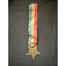 Antique Civil War GAR Grand Army of the Republic 1861-1866 Veteran Medal Ribbon picture