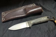 LT Wright Next Gen Fixed Blade Knife AEB-L Black Canvas Micarta with Box picture