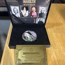 KL Marilyn Monroe Kings of Hollywood Limited Edition 24K Gold-Plated Collectible picture