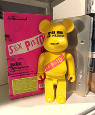 Medicom Toy Be@rbrick 400% Sex Pistols Yellow/Pink/Black Plastic Figure Opened picture