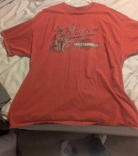 3XL Men's Harley-Davidson Mobile Bay Red T-shirt-NEW w/o tags-Graphic front/back picture