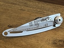 Deejo 7 cm Folding Knife “Guitar” Very NICE TSA  Confiscated Super Nice picture