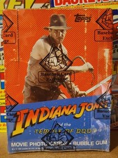 1984 Topps E.T. Indiana Jones Temple Doom Unopened Box 36 Sealed Wax Packs BBCE picture