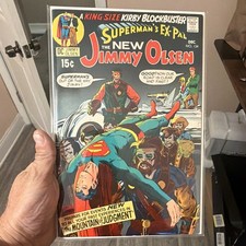 Superman's Pal Jimmy Olsen #134 DC Comics/Jack Kirby-1st Darkseid App. VF to VF- picture