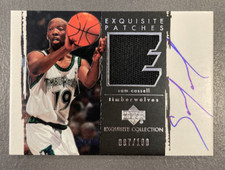 SAM CASSELL 2003-04 UD EXQUISITE COLLECTION AUTO PATCHES 87/100 picture