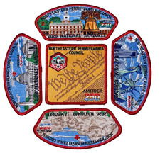 2026 Northeastern Pennsylvania Council 5 pc Patch Set National Jamboree MINT picture