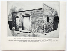 1926 Henry Ford's First Factory Halftone Print Automotive History Ephemera picture