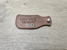Vintage Green's Dairy Milk & Ice Cream York, PA  Advertising Solid Metal Ruler picture