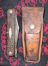 Vintage Western Ranger 1961 Transitional Large Lock back Folder Boulder Colo USA picture