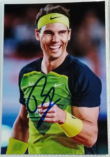 AUTOGRAPH RAFAEL NADAL TENNIS PHOTO HAND SIGNED 1 TENNIS SPAIN ROLAND GARROS picture
