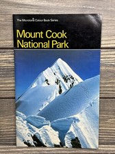 Vintage Mount Cook National Park 1976 Color Paperback Book  picture