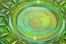 GREEN CARNIAVL PLATE MILLERSBURG OH picture