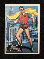 1966 Topps Batman Black Bat - Robin Boy Wonder #2 VGEX *CREASE FREE* picture