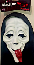 NEW Scary Movie WASSUP GHOST FACE STONED TONGUE MASK Ghostface Wassup Scream picture