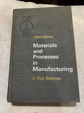 MACHINIST HmeB ATHE MILL Vintage Materials & Processes in Manufacturing Book picture