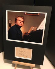 EMIL GILELS  Russian Pianist Genuine Authentic Signed 16x12 Display COA CAv UACC picture