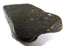 NATURAL WHITBY JET - GRIEF, PROTECTION - 3.6 x 3.4 x 0.5 cms 7.67 gms #2 picture