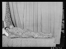 Photo:Newport News Virginia Salvation Army Man Sleeping 1941 FSA Photo picture