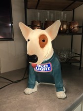 Spuds MacKenzie Blow Mold  Budweiser 1986 Bud Light  Bar Lamp-Vintage picture