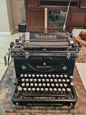 Beautiful Vintage Mercedes Model 6 Zella Mehlis Typewriter Working condition picture