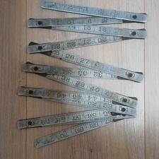 Lufkin Folding Rule No. 1206 Saginaw, Mich. Made in U.S.A. Vintage Original picture