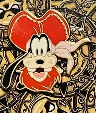 Disney Mini Goofy Pirate Head Pin HTF Not On Card picture