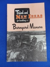 1956 NEW IDEA Manure Handling Sales Brochure -  $5.00 Summer Sale picture