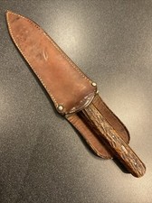 VINTAGE BOWIE KNIFE MARKED OVB HIBBARD SPENCER BARTLETT & CO. GREAT CONDITION picture