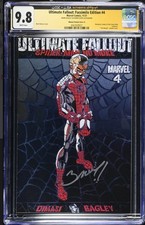 ULTIMATE FALLOUT #4 CGC 9.8 sig Mark Bagley MARVEL SHATTERED SILVER 600 Dimasi picture