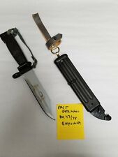 EAST GERMAN  BAYONET WITH SCABBARD WITH LEATHER FROG. MATCHING NUMBER. picture