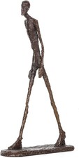 Bronze Giacometti's Walking Man Statue Famous Abstract 10