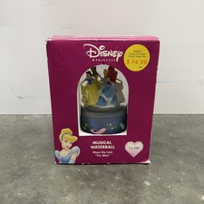 NEW Vintage Enesco Disney Enchanted Princess Musical Water Snow Globe Fur Elise picture