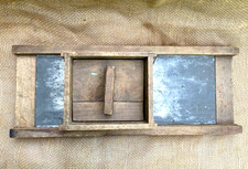 Antique Tucker Dorsey Mandolin 2 Blades Wood Kraut Cutter Shredder Cabbage 23x9