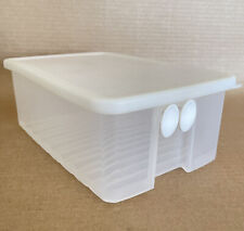 Tupperware Fridgesmart Medium 7 Cup Vented Veggie Keeper Container White #3991 picture