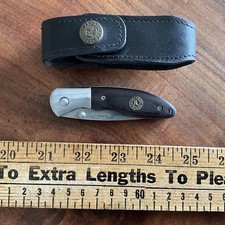 Remington Sportsman Series Folding Knife With Leather Sheath picture