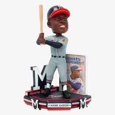 Hank Aaron Milwaukee Braves Sports Illustrated Cover Bobblehead MLB picture