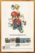2002 Super Mario Sunshine Gamecube Print Ad/Poster Official Nintendo Promo Art picture