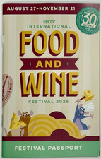 30th International Food And Wine Festival Passport book 2026 Disney World NEW picture