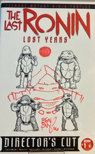 TMNT The last Ronin Lost years Turtle Sketch Ben Bishop Signed W/COA picture
