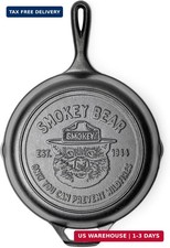 Lodge Pre-Seasoned Cast Iron Skillet, Smokey Bear, 10.25 Inches picture