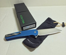 PRO-TECH MALIBU 5205 Reverse Tanto SW 20-CV/Textured Blue FreeShipUSA GREAT EDC picture