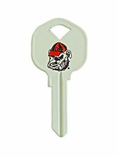 1 NCAA Georgia Bulldogs OEM Kwikset KW1 1176 176 66 KWI1K 5KW1 Large Key Blank picture