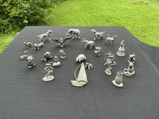 24 Pewter Figurines Vintage 1970s 1980s Schmid, Disney, Spoontique, Finest Pwete picture